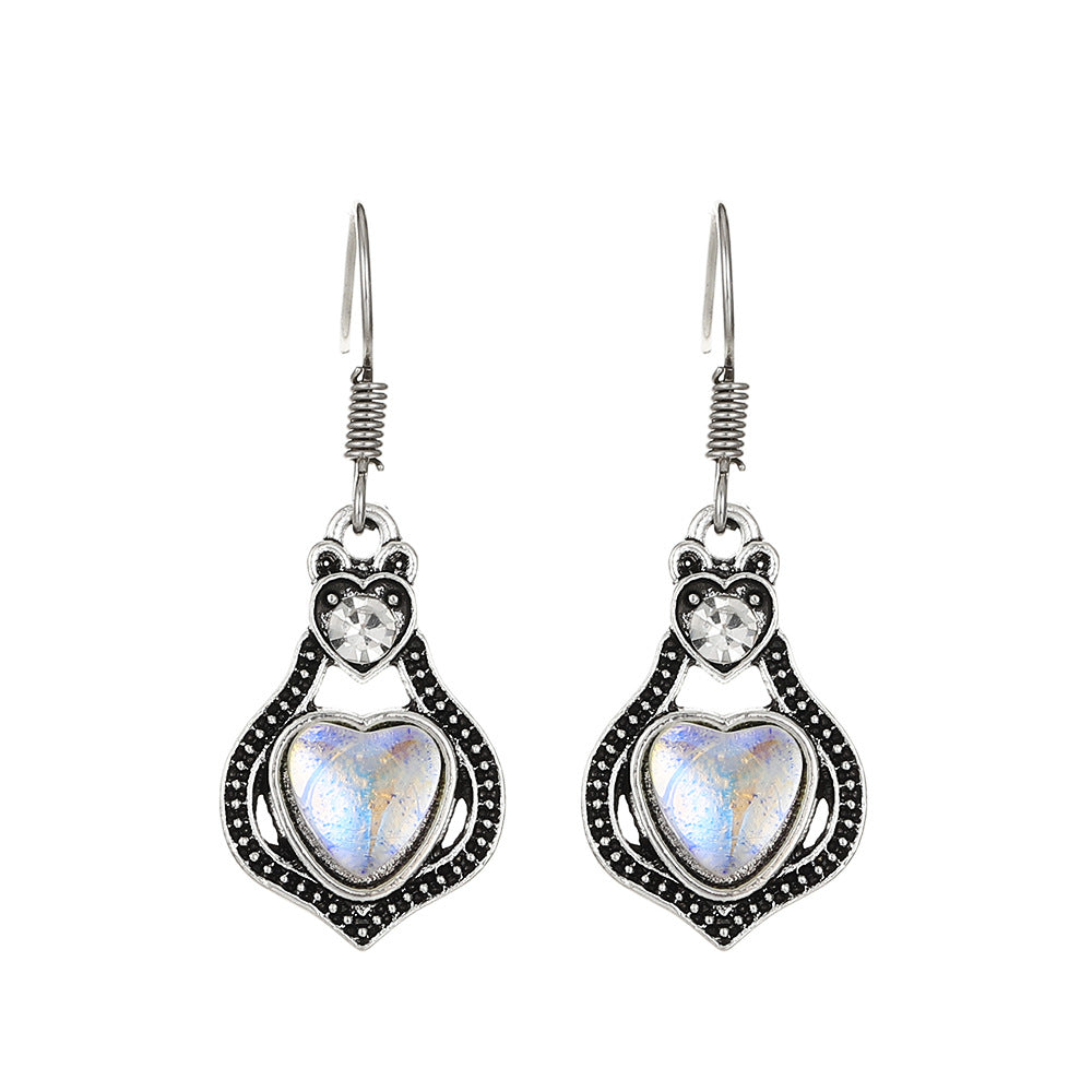 Wholesale Vintage Turquoise Alloy Earrings